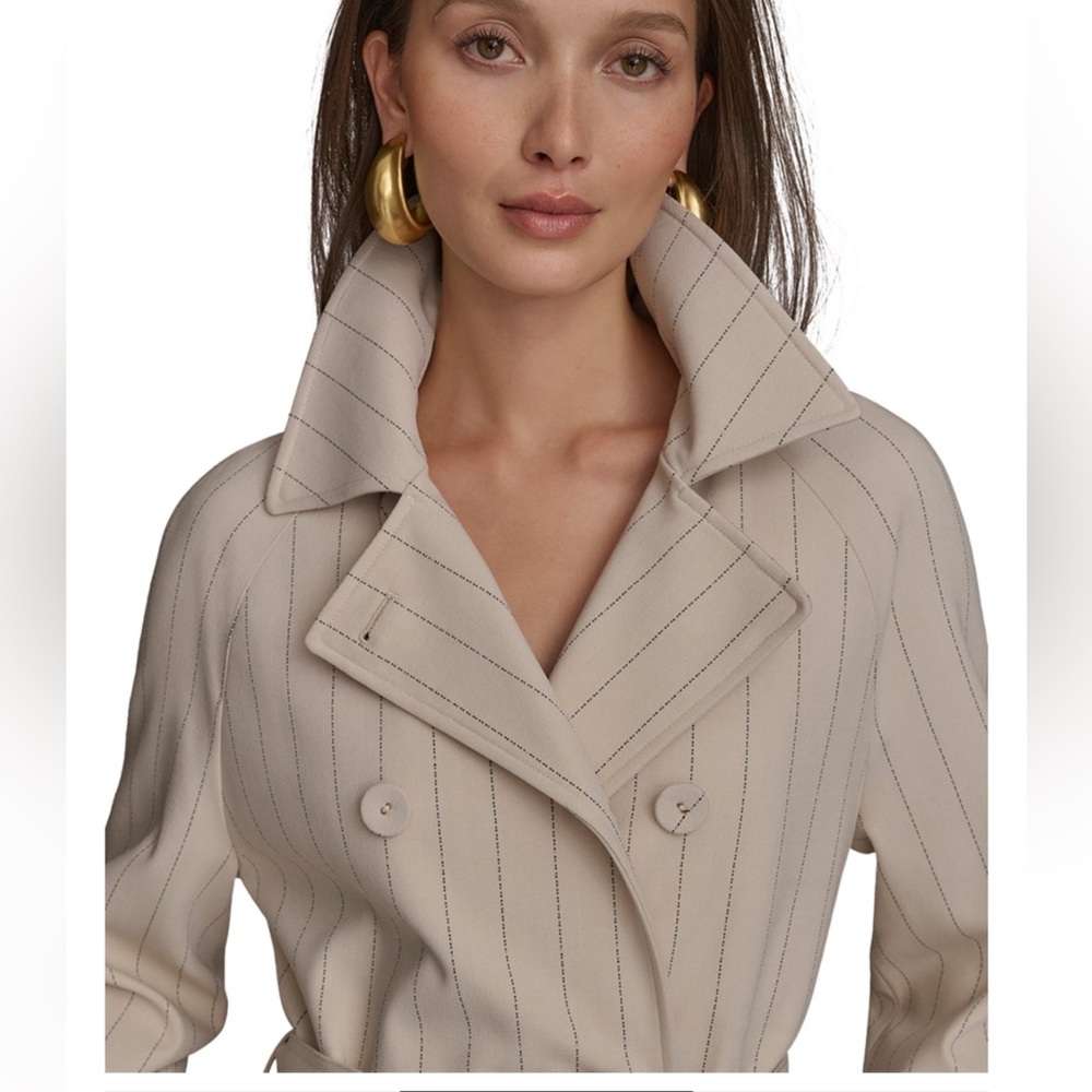 NWT Donna Karan New York Women's Double-Breasted Trench Coat. $299